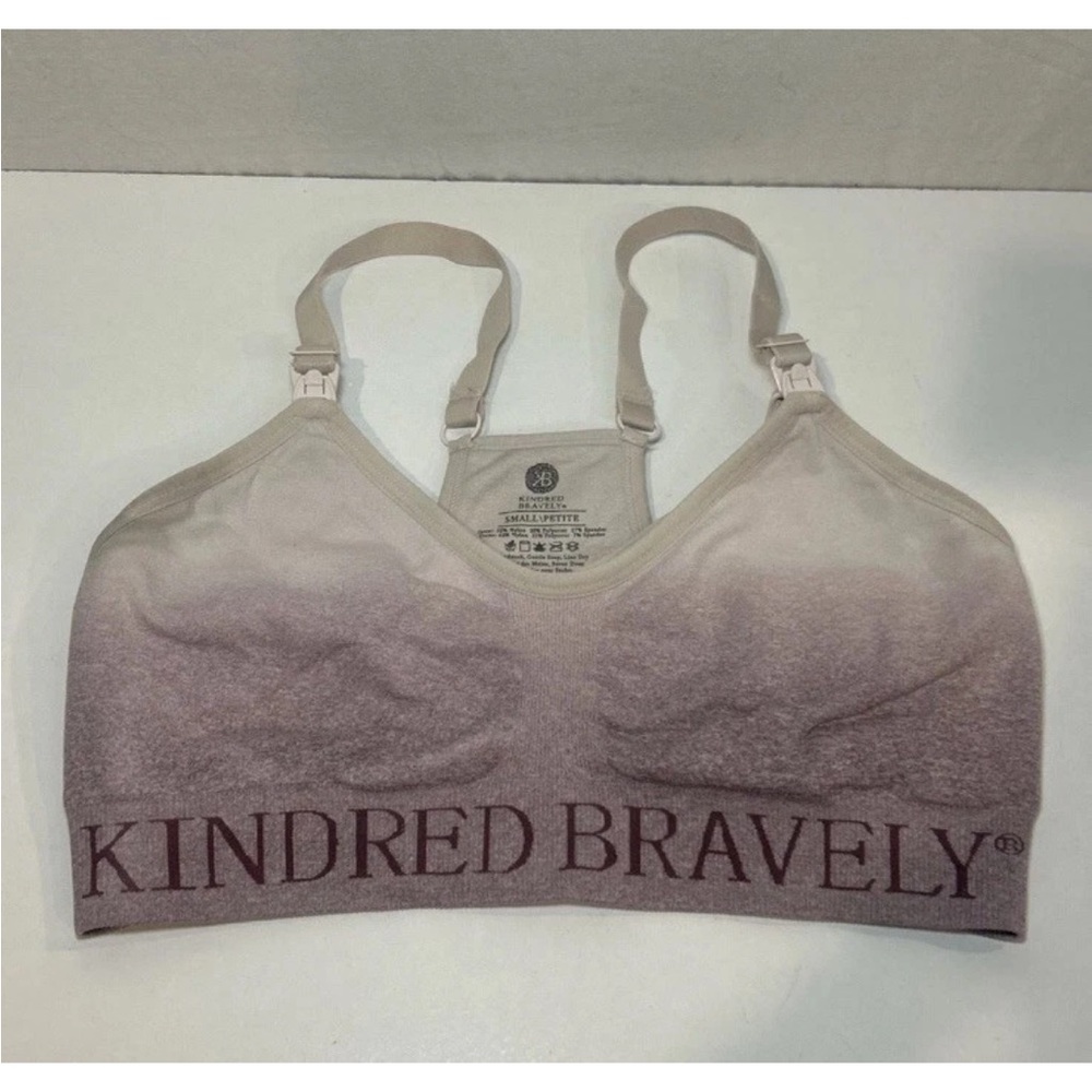 Kindred Bravely Sublime Hands-Free Pumping & Nursing Sports Bra Size Small Pink